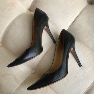 Black leather Jimmy Choos